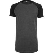 Urban Classics Heren lang gevormd raglan t-shirt