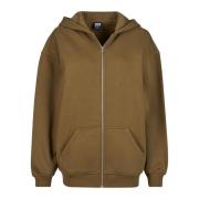 Urban Classics Dames oversized full zip hoodie