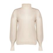 Geisha pullover col pleated shoulders 44904-14 10 off-white