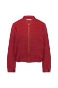 Studio Anneloes jax tweed bomber jacket 11770 3700 red