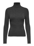 Only onlkarol l/s rollneck pullover knt 15165075 dark grey melange