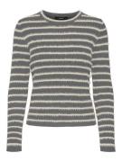 Vero Moda vmflo ls o-neck pullover 10320606 medium grey melange