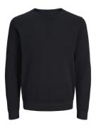 Jack & Jones jprblunoah knit crew neck bf ln 12265328 black beauty