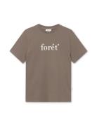 Foret f4082 amber t-shirt cold brown cloud