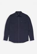 Butcher of Blue finn pocket jersey overshirt m2324032 890-alaska blue