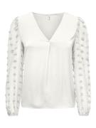 Only onlemery life l/s mix top box jrs 15330738 cloud dancer