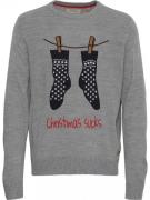 Blend Kersttrui christmas socks