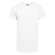 Urban Classics Heren lang t-shirt met omslag