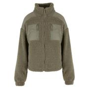 Urban Classics Dames sherpa fleece jas