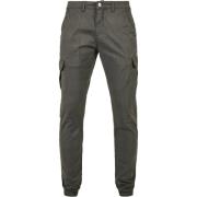 Urban Classics Heren glencheck cargo joggingbroek met all-over print