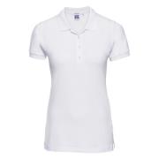 Russell Athletic Dames stretch short sleeve polo shirt