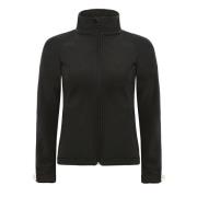 B and C B&c womens hooded premium softshell jacket (winddicht, waterdi...