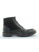 Giorgio 67413 zwart leren boots met rubber zool