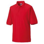 Jerzees Colours Russell mens klassiek poloshirt met korte mouwen van k...