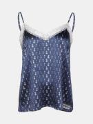 Mucho Gusto Slip top blauw met sleutelprint