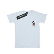 Disney Heren mickey mouse kickin retro borst t-shirt