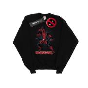 Marvel Avengers Dames deadpool gun sword burst sweatshirt