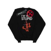 Marvel Avengers Dames deadpool i´m with stupid sweatshirt