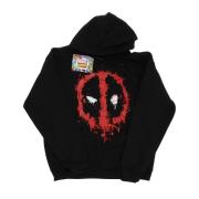 Deadpool Heren splat gezicht katoenen hoodie