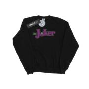 DC Comics Heren the joker crackle logo sweatshirt