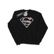 DC Comics Heren superman bloemen logo 2 sweatshirt