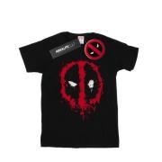 Marvel Avengers Dames deadpool splat gezicht katoenen vriendje t-shirt