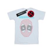 Marvel Avengers Heren deadpool mesh hoofd t-shirt