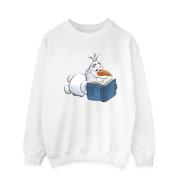 Disney Heren frozen olaf reading sweatshirt