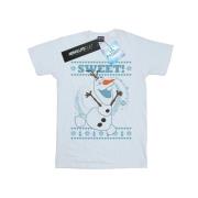 Disney Heren frozen olaf sweet kerstmis t-shirt