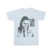 Marvel Avengers Heren loki hoofd poster t-shirt