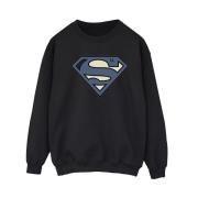 DC Comics Dames superman indigoblauw logo sweatshirt