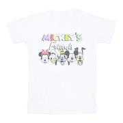 Disney Heren mickey mouse friends faded nostalgia t-shirt