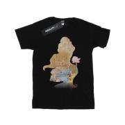 Disney princess Dames belle gevuld silhouet katoenen vriendje t-shirt