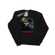 DC Comics Dames catwoman sweatshirt met gekraakt logo