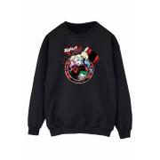 DC Comics Dames harley quinn joker patch sweatshirt