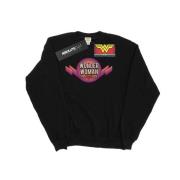 DC Comics Heren wonder woman regenboog logo sweatshirt