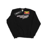 DC Comics Heren wonder woman lijnen logo sweatshirt