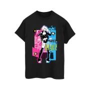 DC Comics Dames harley quinn rebel heart katoenen vriendje t-shirt