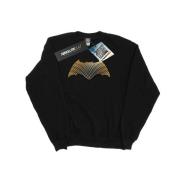 DC Comics Dames justice league movie batman logo textured sweatshirt