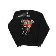 DC Comics Heren batman arkham knight halloween logo art sweatshirt