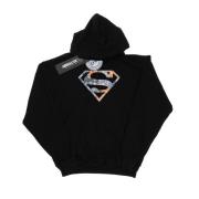 DC Comics Heren superman floral logo 2 hoodie