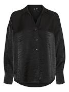 Vero Moda vmqueeny ls shirt wvn 10321154 black