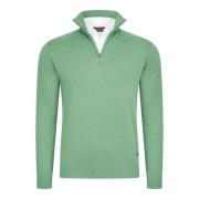 Cappuccino Italia Mock zip pullover