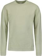 No Excess Pullover crewneck solid jacquard smoke