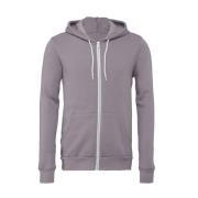 Bella + Canvas Unisex volwassen polycotton full zip hoodie