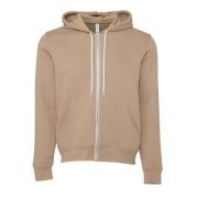 Bella + Canvas Unisex volwassen polycotton full zip hoodie