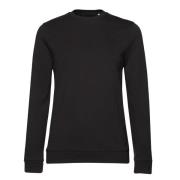 B and C Dames frans terry sweatshirt met inzetstuk