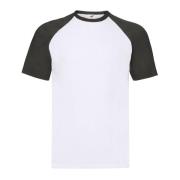 Fruit of the Loom Heren valueweight baseball t-shirt