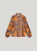 Summum 2s3136-12078 blouse spicy orange print