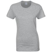 Gildan Dames t-shirt van zwaar katoen